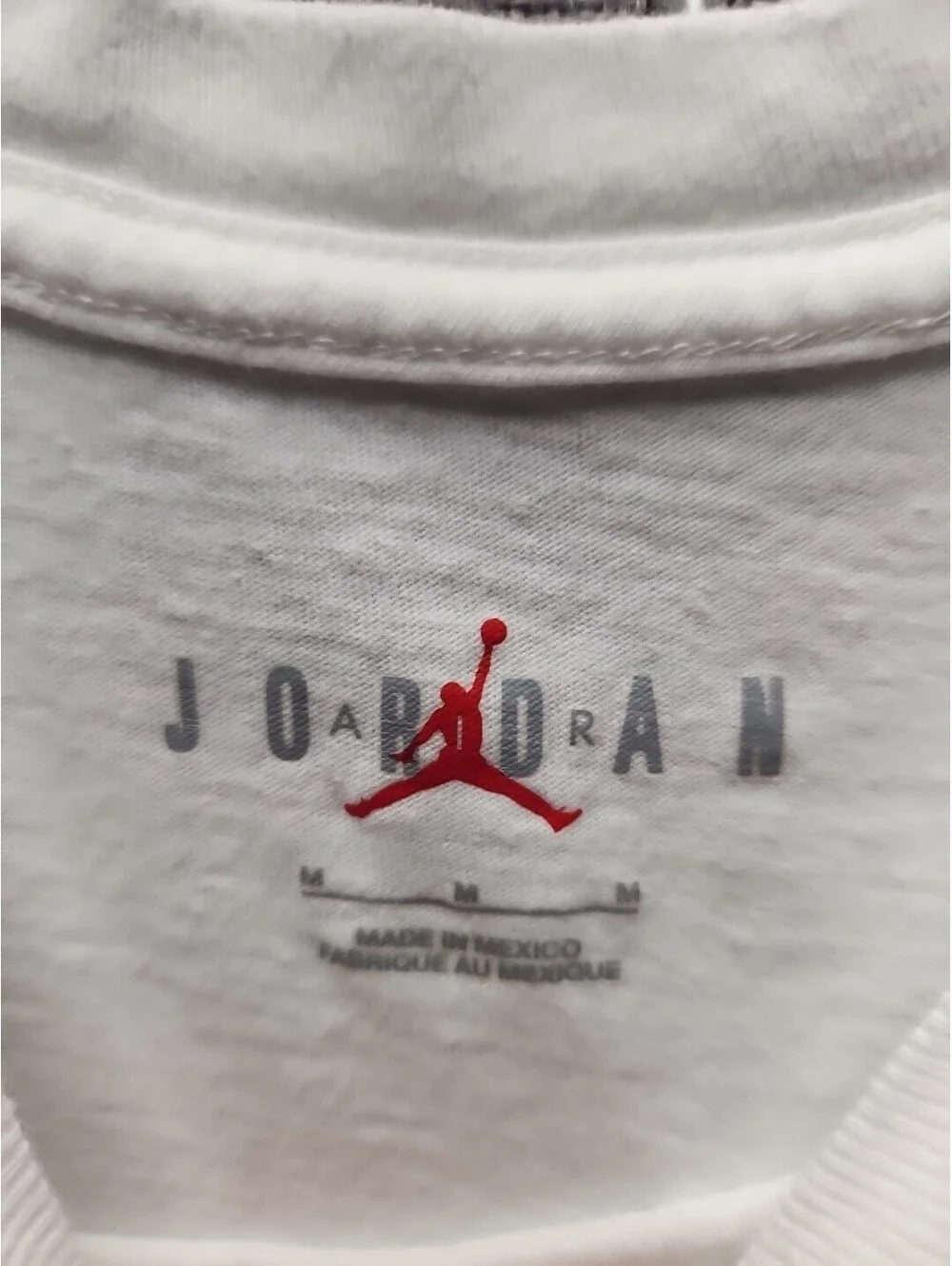 Air Jordan Jumpman Three Peat White Basketball Graphic Short Sleeve T Shirt Med!
